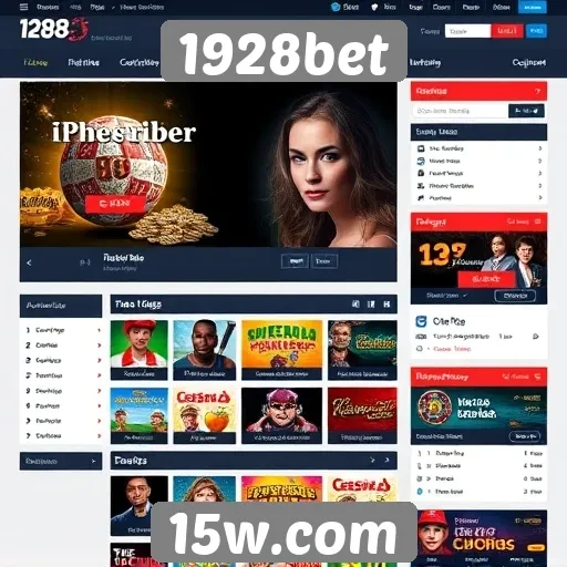 Interface do usuário do site 1928bet é intuitiva